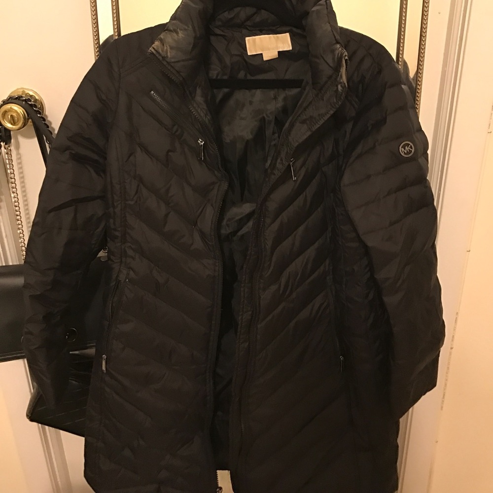 Michael Kors long insulated coat