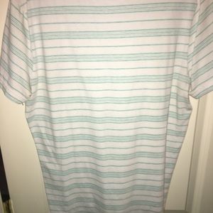 Lacoste striped v neck t shirt