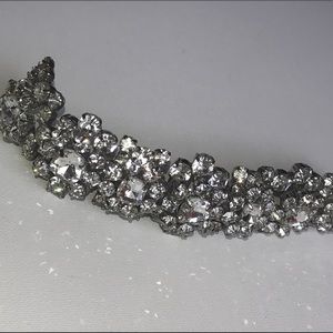 rhinestone flower bracelet