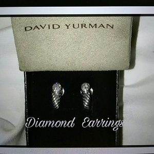 David Yurman Diamond Earrings