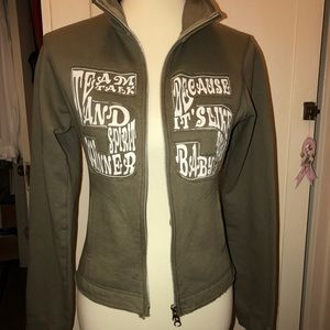 ⚜️FROM PARIS-VINTAGE SWEAT JACKET-COOL & UNIQUE!⚜️