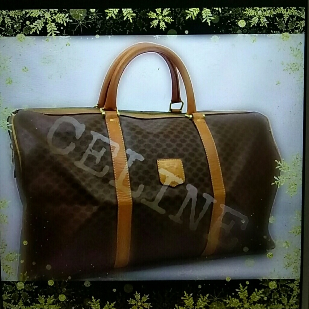Celine Vintage Macadam Logo Keep All