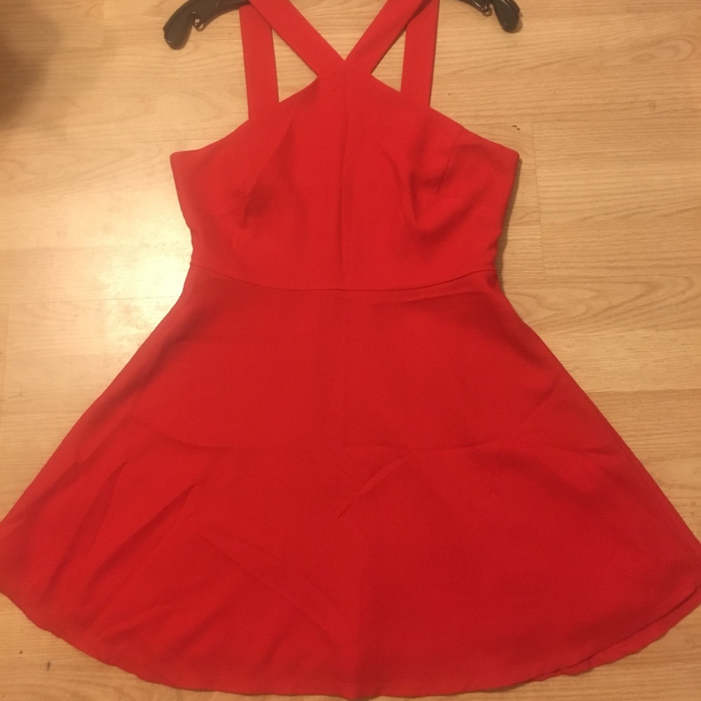 Red special occasion dress
