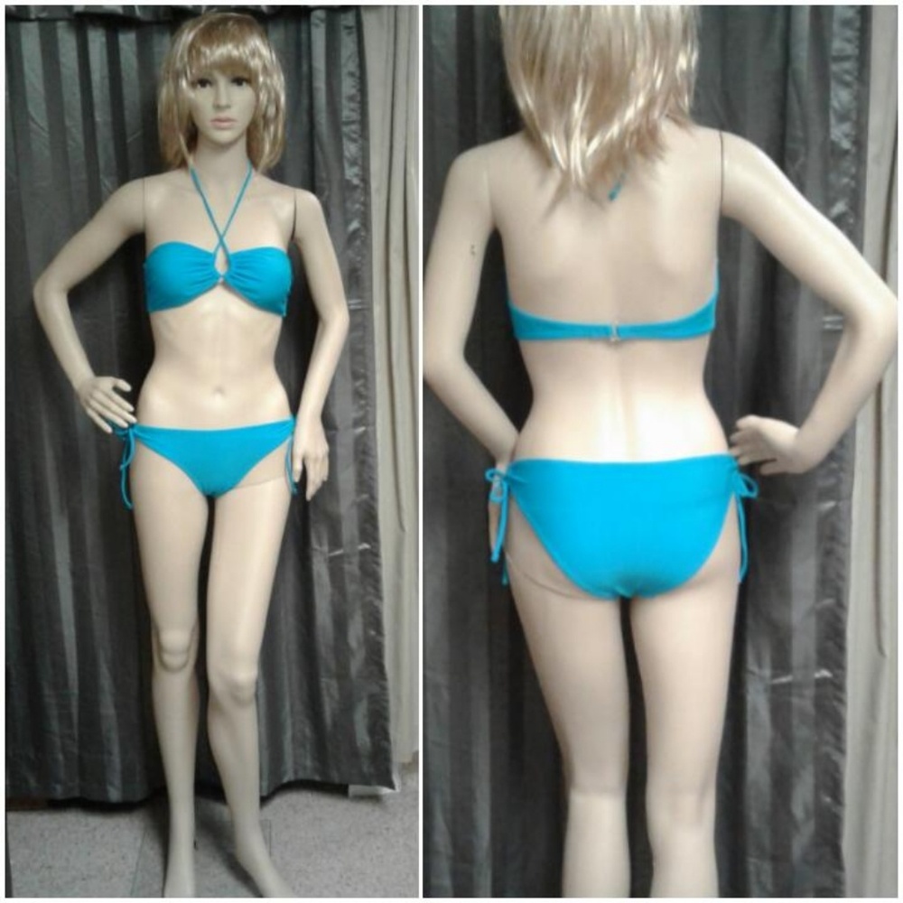 Blue two piece bikini swimsuit Forever 21