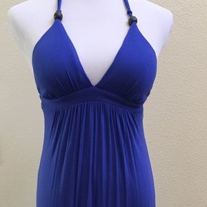 Rubber Ducky Royal Blue Maxi Dress
