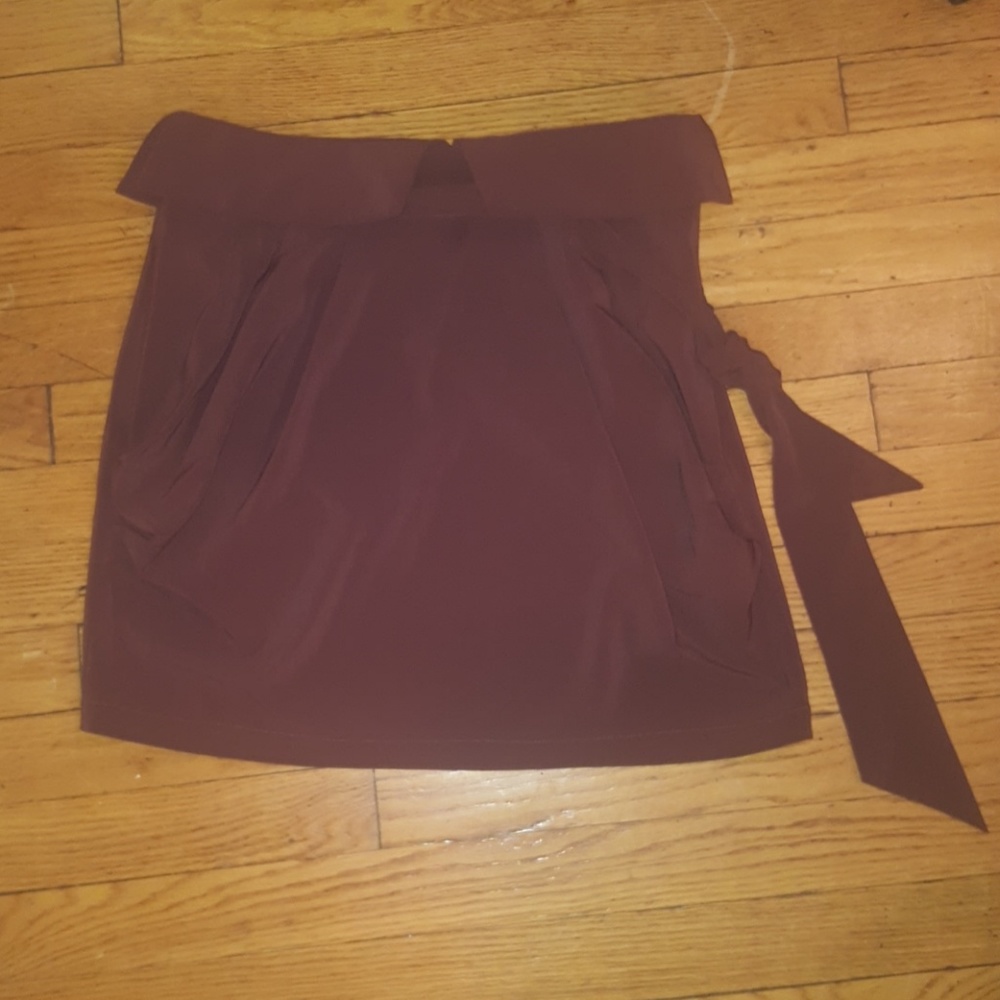 Akira wrap skirt w/ side zipper