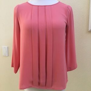Ann Taylor Loft Coral Blouse