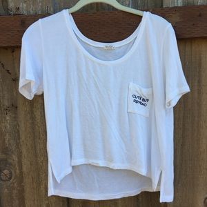 Brandy Melville White Tshirt