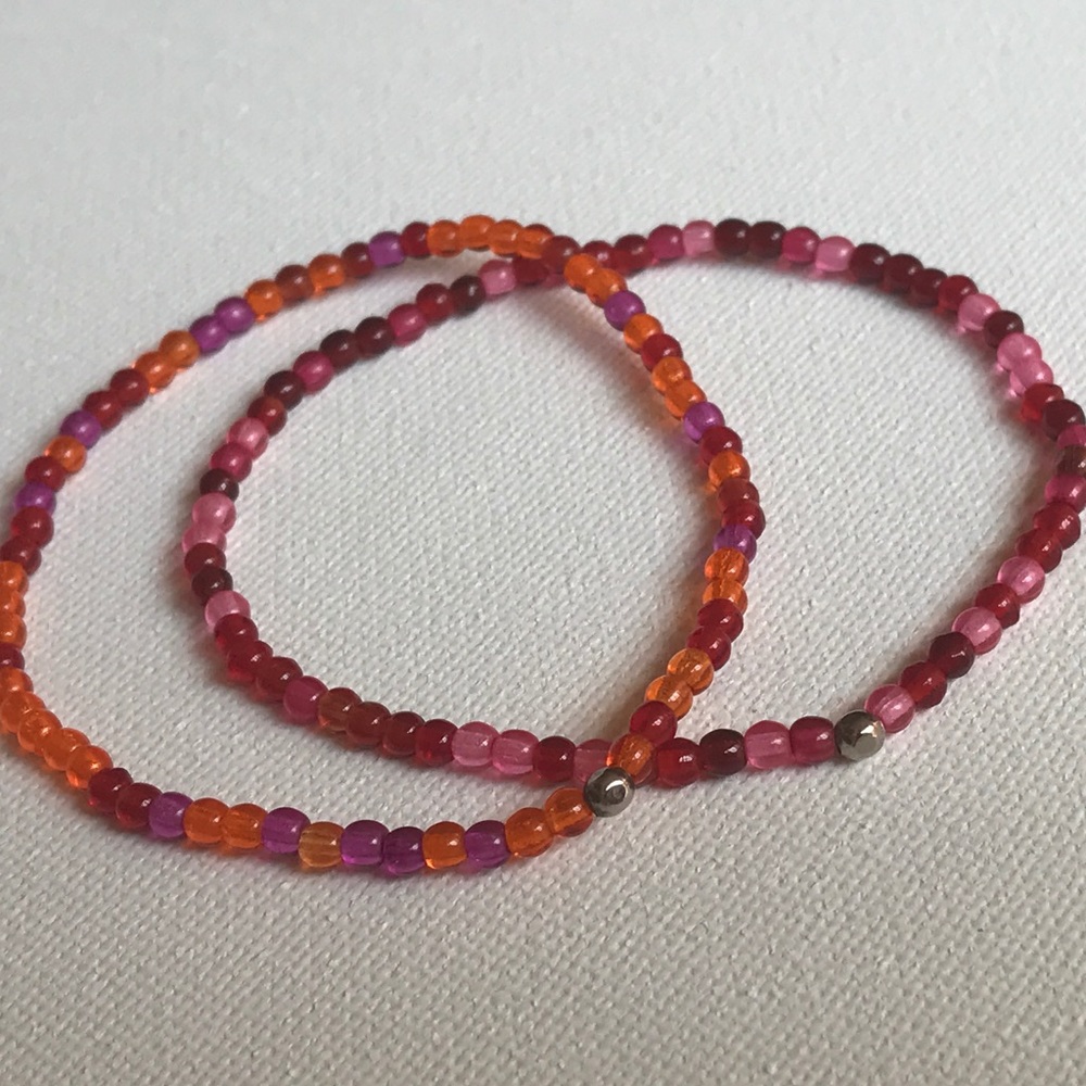 two super cute beaded bracelets