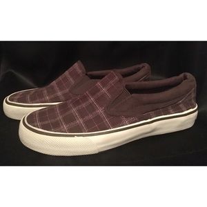 Brown with Pink plaid Airwalk Slip-on
