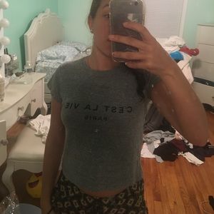 tight fashionable t-shirt