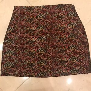 Zara Floral Print Skirt