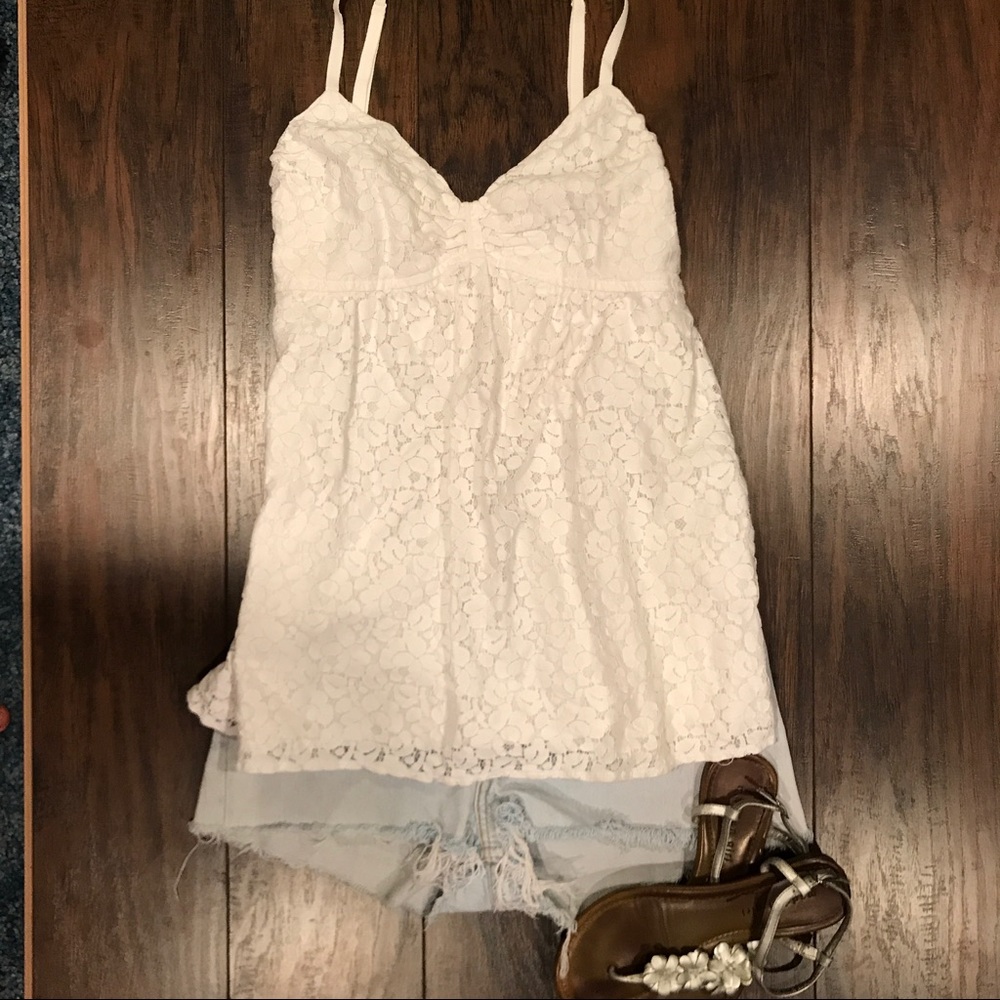 Summer white top