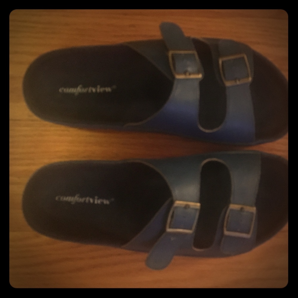 Comfortview Sandals Blue