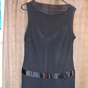 Black Party Dress with Rose