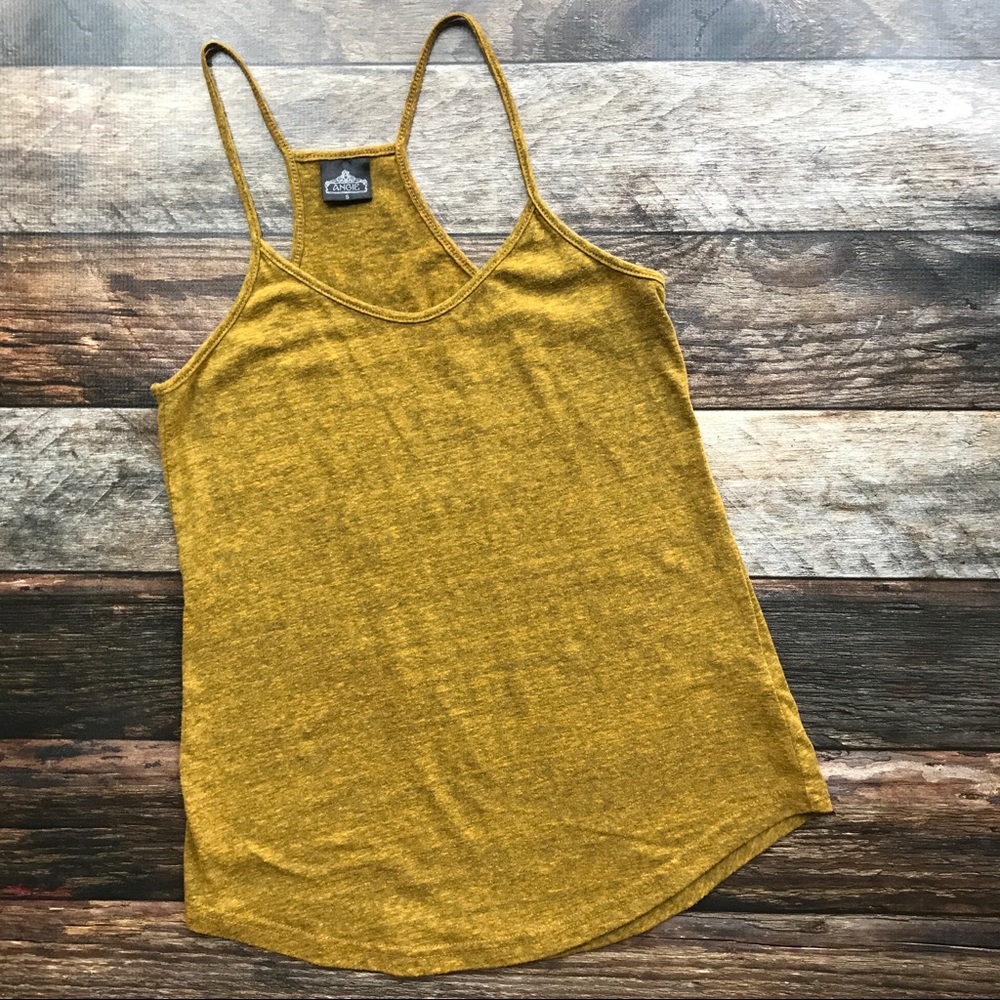 Angie brand tank. Perfect for fall layering!