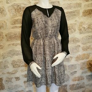 Doe & Rae Snakeskin Print Dress