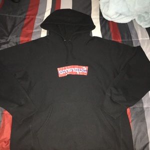 Supreme CDG Box Logo Hoodie