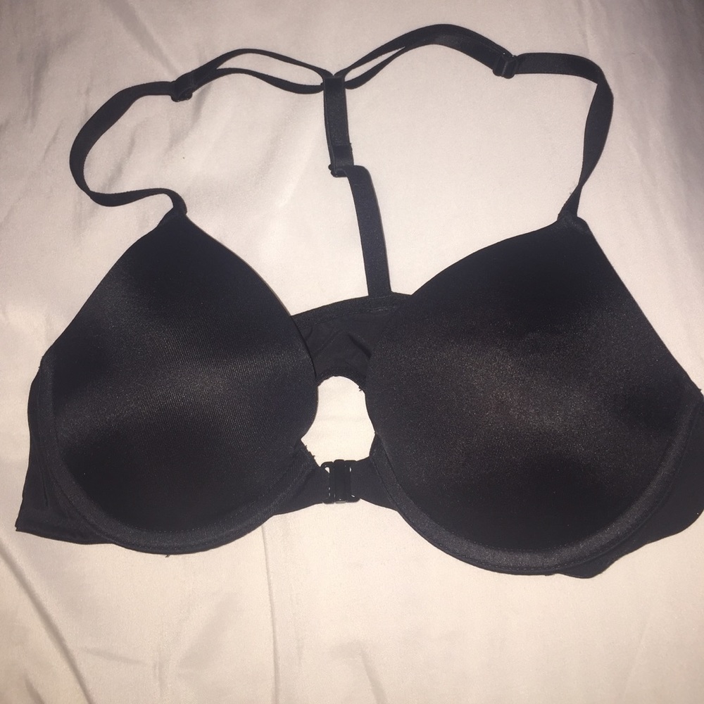 Victoria Secret Pink black bra, great condition!!