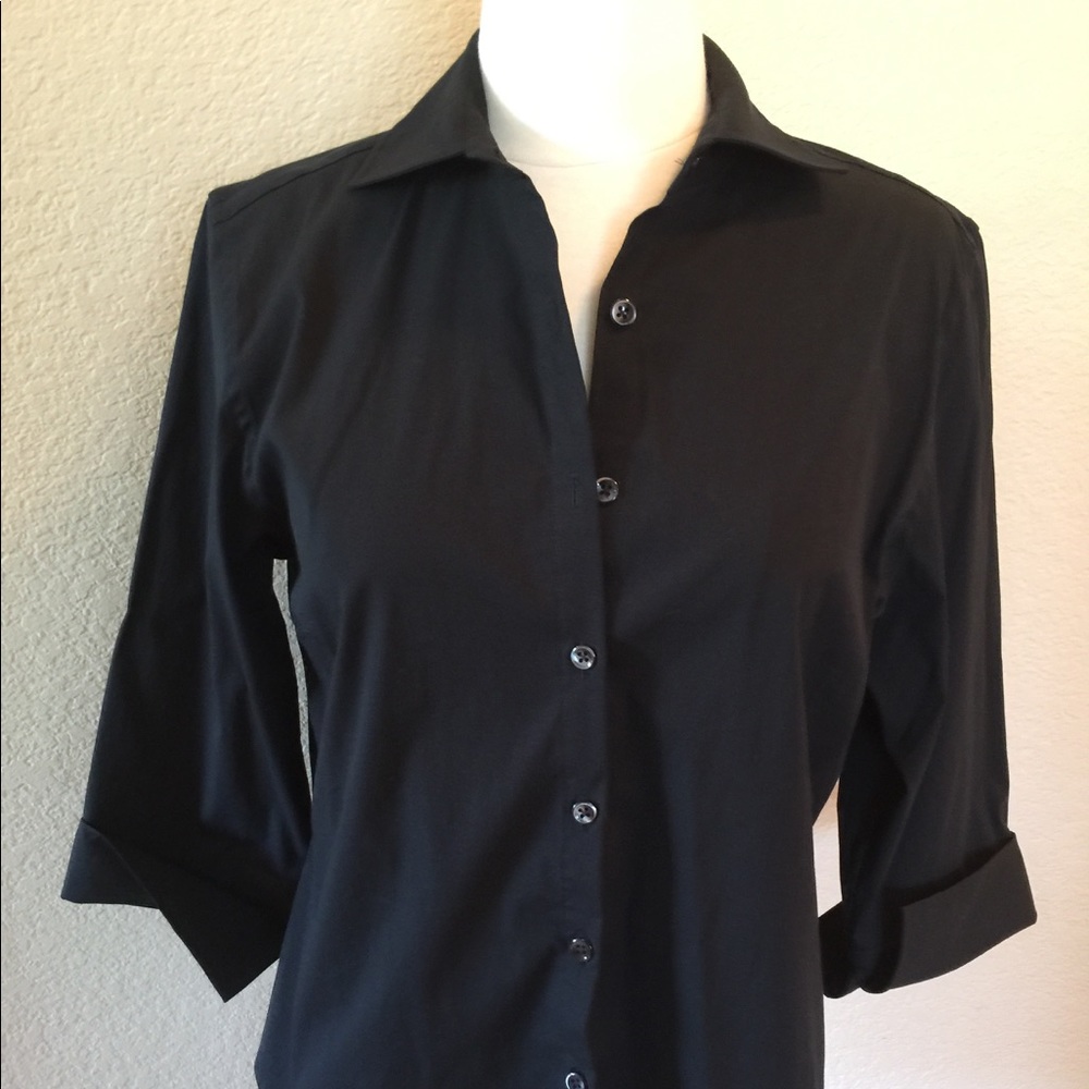 Women's FACONNABLE  3/4 Sleeve Blouse Size Small