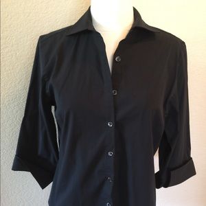 Women's FACONNABLE  3/4 Sleeve Blouse Size Small