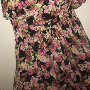 Floral dress, worn twice.