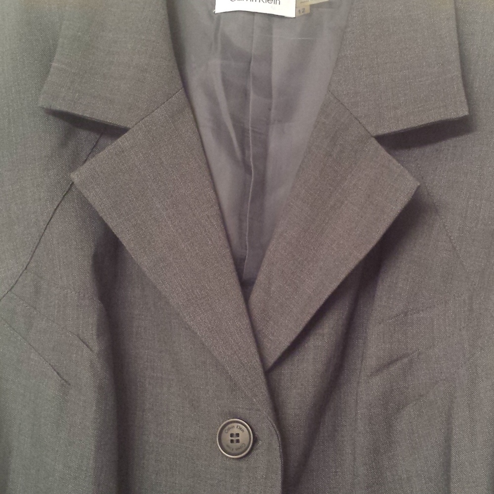 Calvin Klein Belted Collared Dress - Picture 5 of 9