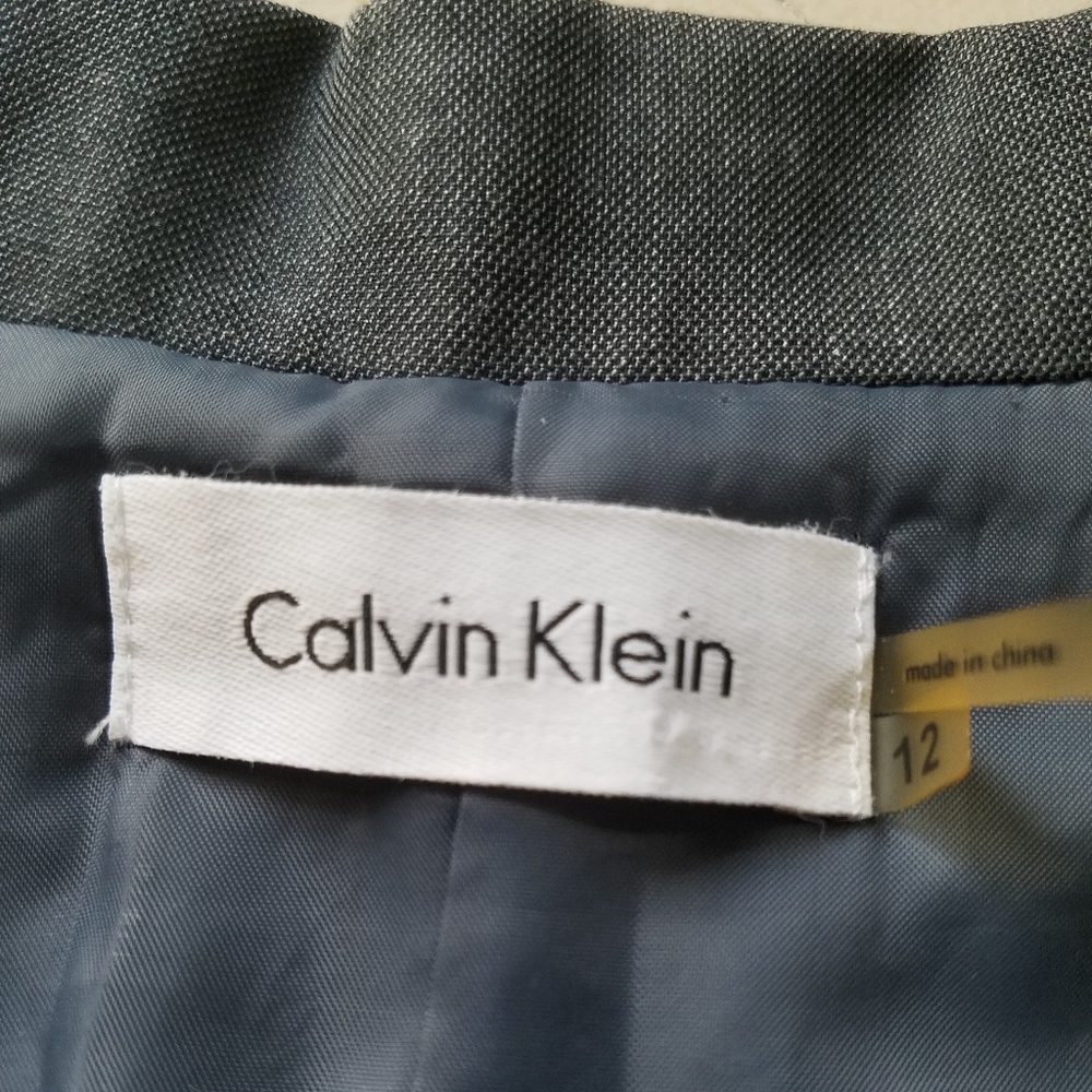 Calvin Klein Belted Collared Dress - Picture 3 of 9
