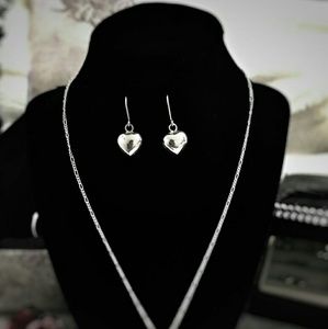 SOLD SOLD Heart Shape 950 Silver earrings