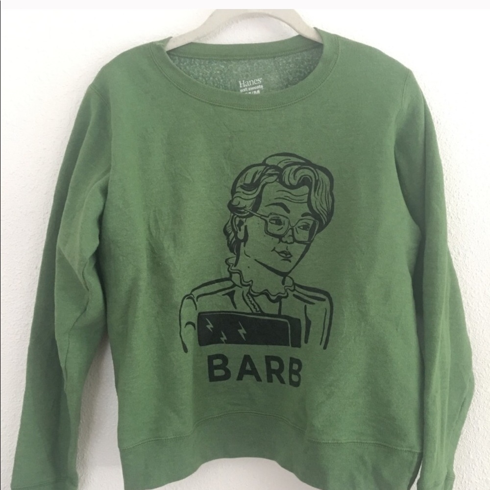 HANES STRANGER THINGS barb crewneck