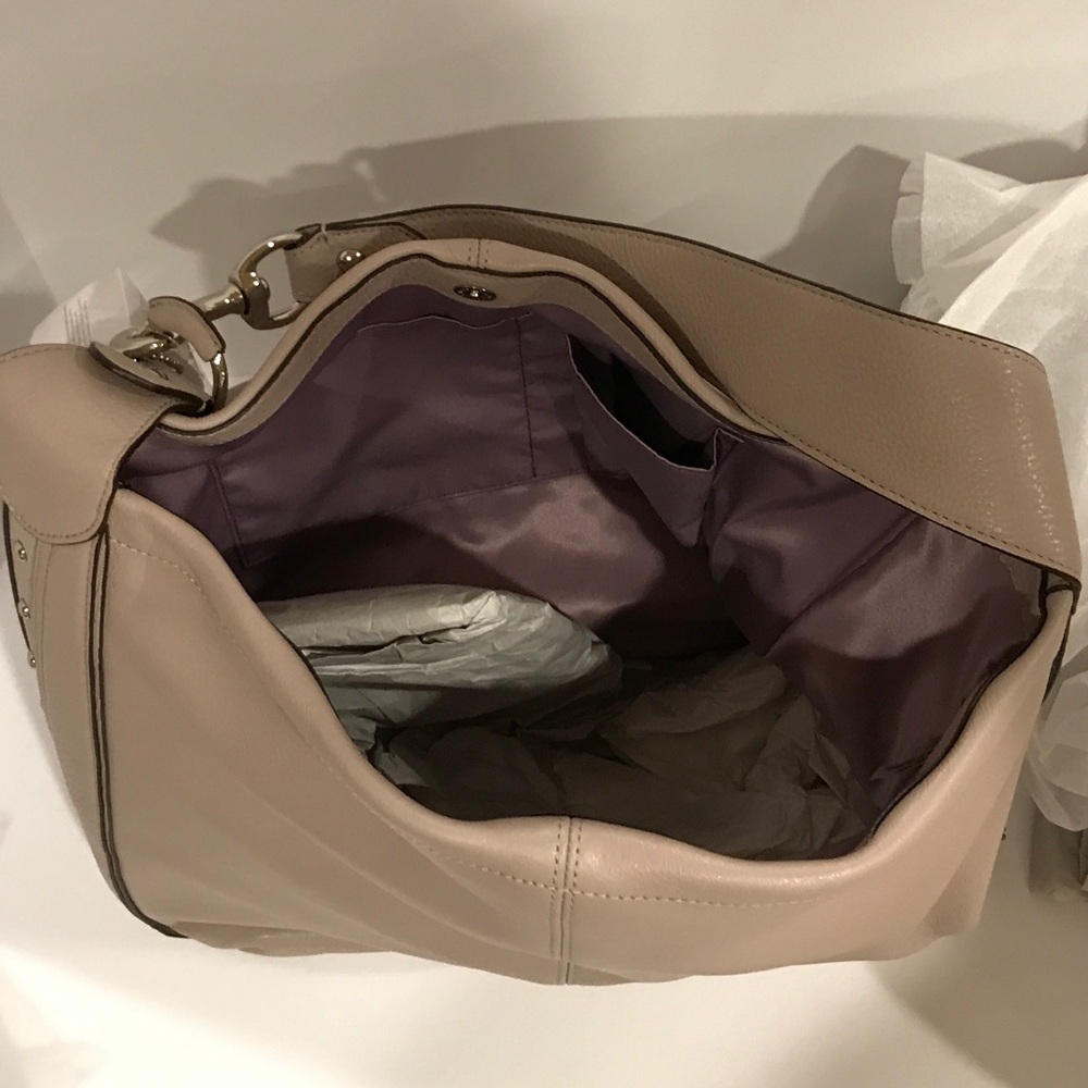 Coach "Pk Avry Stud Hobo" Color: SV/Putty - Picture 7 of 8