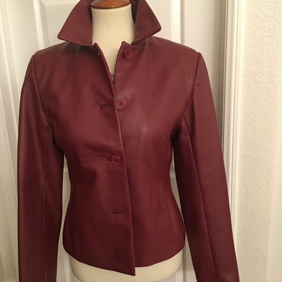 MARGARET GODFREY LEATHER BLAZER - Picture 3 of 8