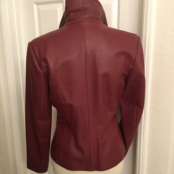 MARGARET GODFREY LEATHER BLAZER - Picture 7 of 8