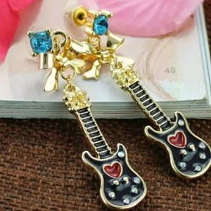 Guitar Earrings