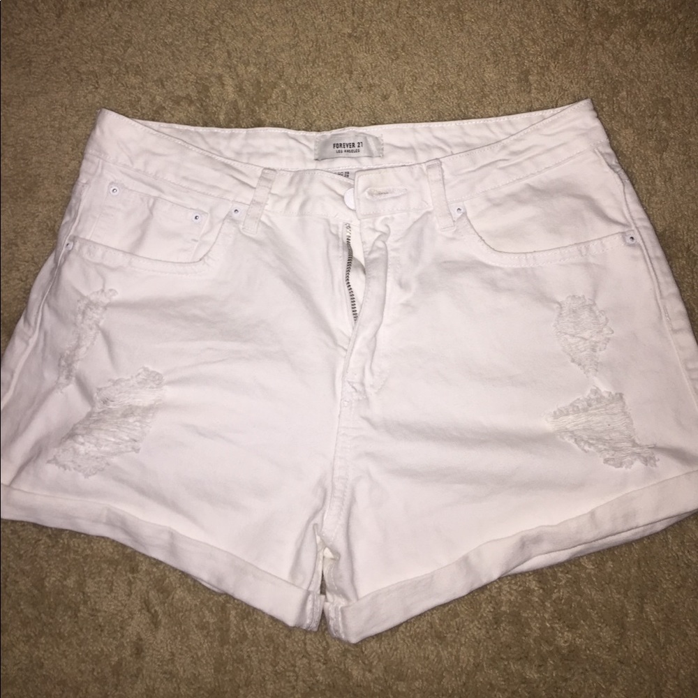 High waisted forever 21 shorts