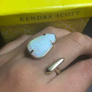 Kendra Scott adjustable opal ring