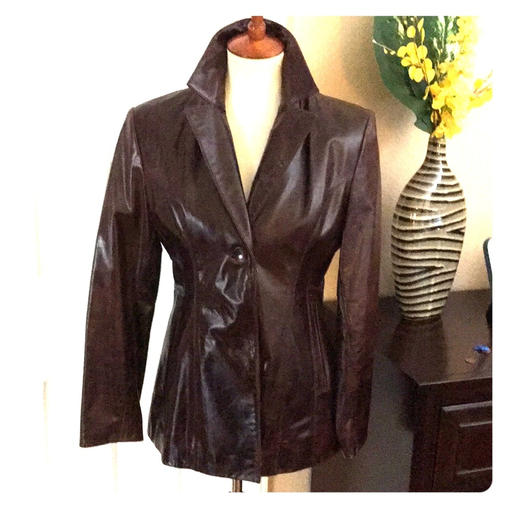 Wilson's Dark Chocolate Brown Leather