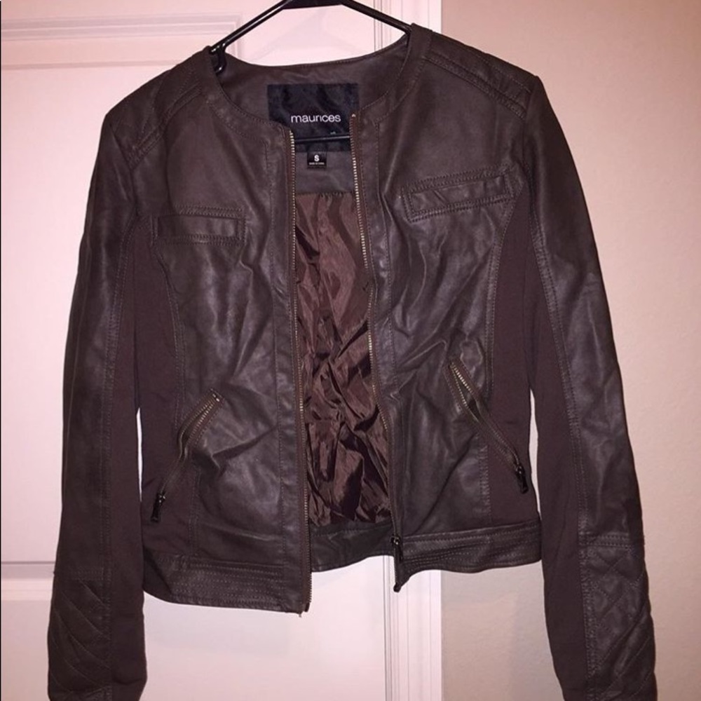 Leather jacket