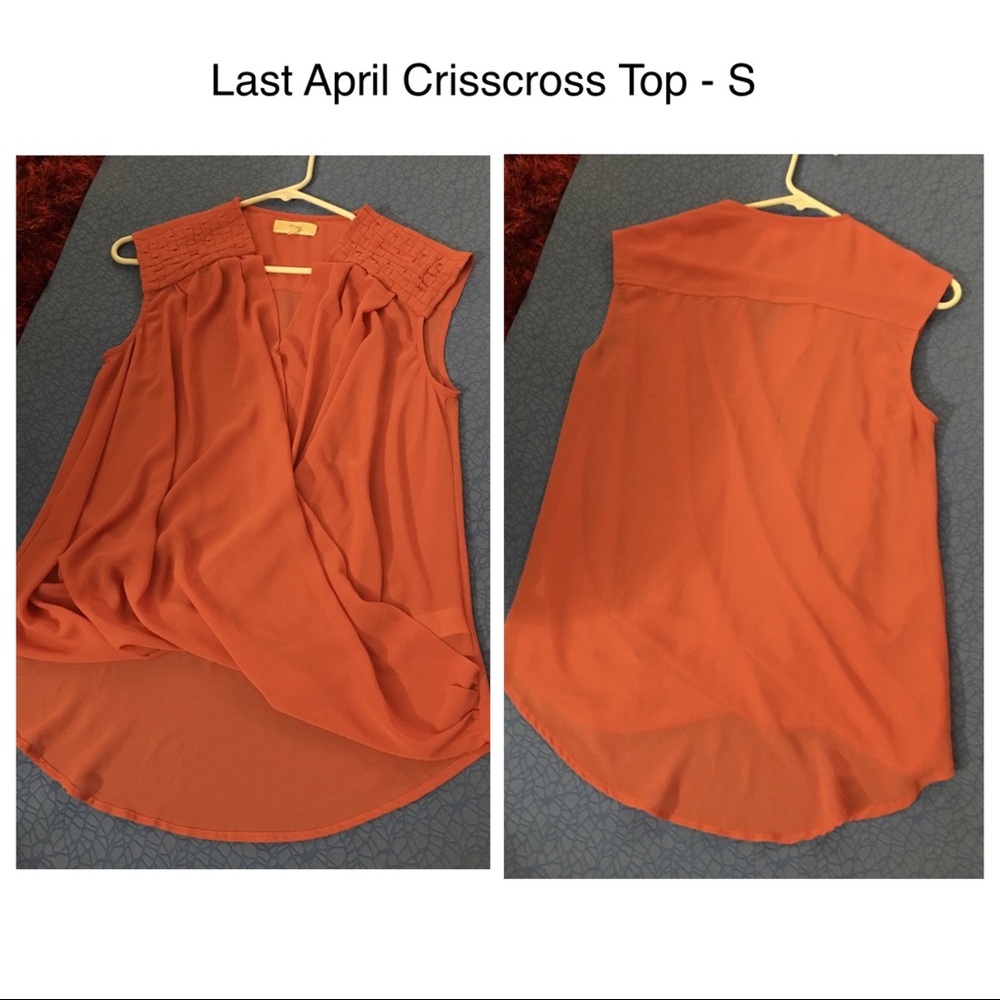 Last April Crisscross Top - S