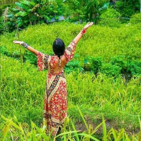 ❤️SALE FIRM Shiloh¥ Boho Backless Maxi Dress - Picture 7 of 8