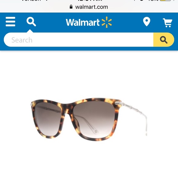 Gucci Havana Sun Glasses in Gold & Brown main image 3