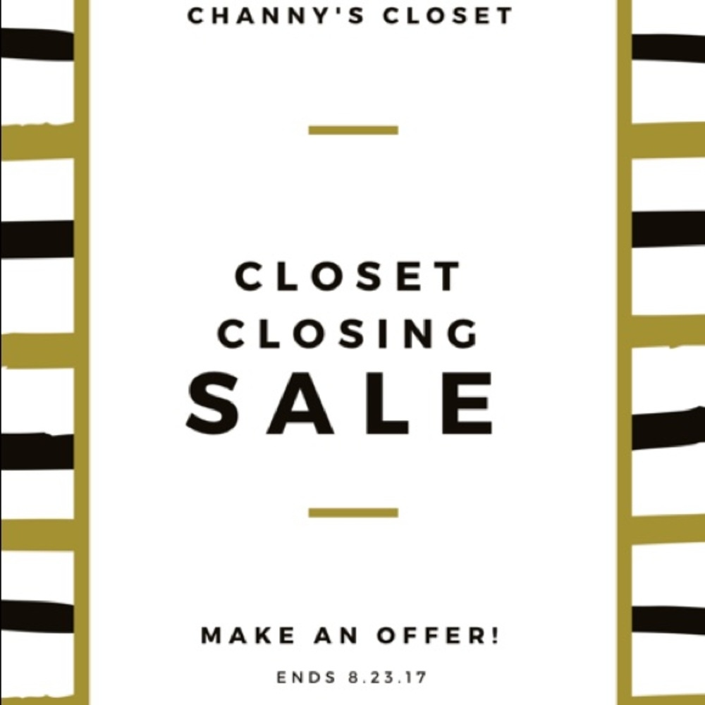 Closet is closing!