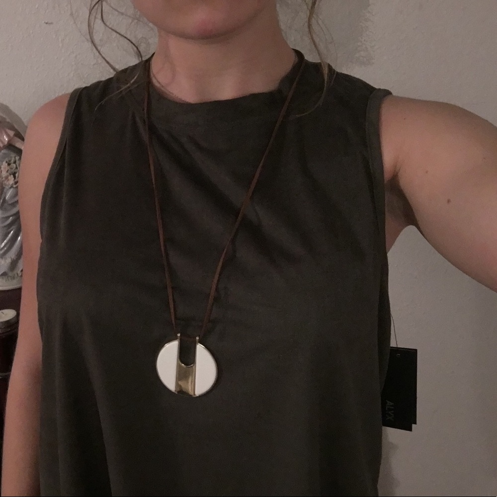 Suede Alyx sleeveless top