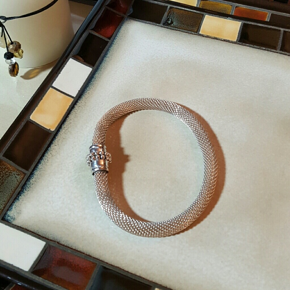 Sterling Silver ESPO Mesh Bracelet
