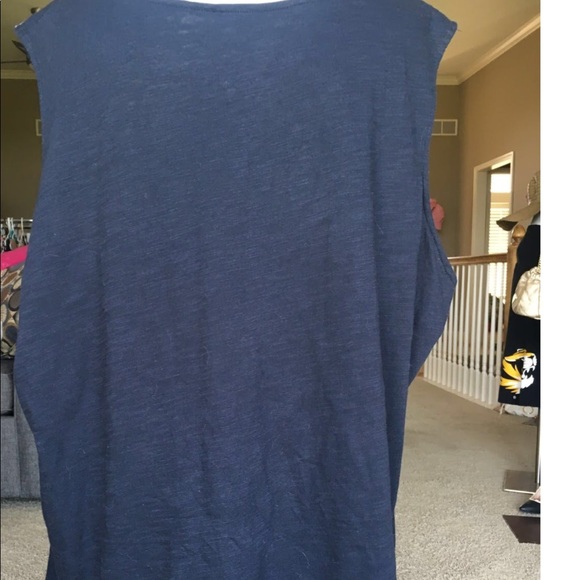 SOLD OUT Gloria Vanderbilt Navy Front Embellished - Picture 3 of 3