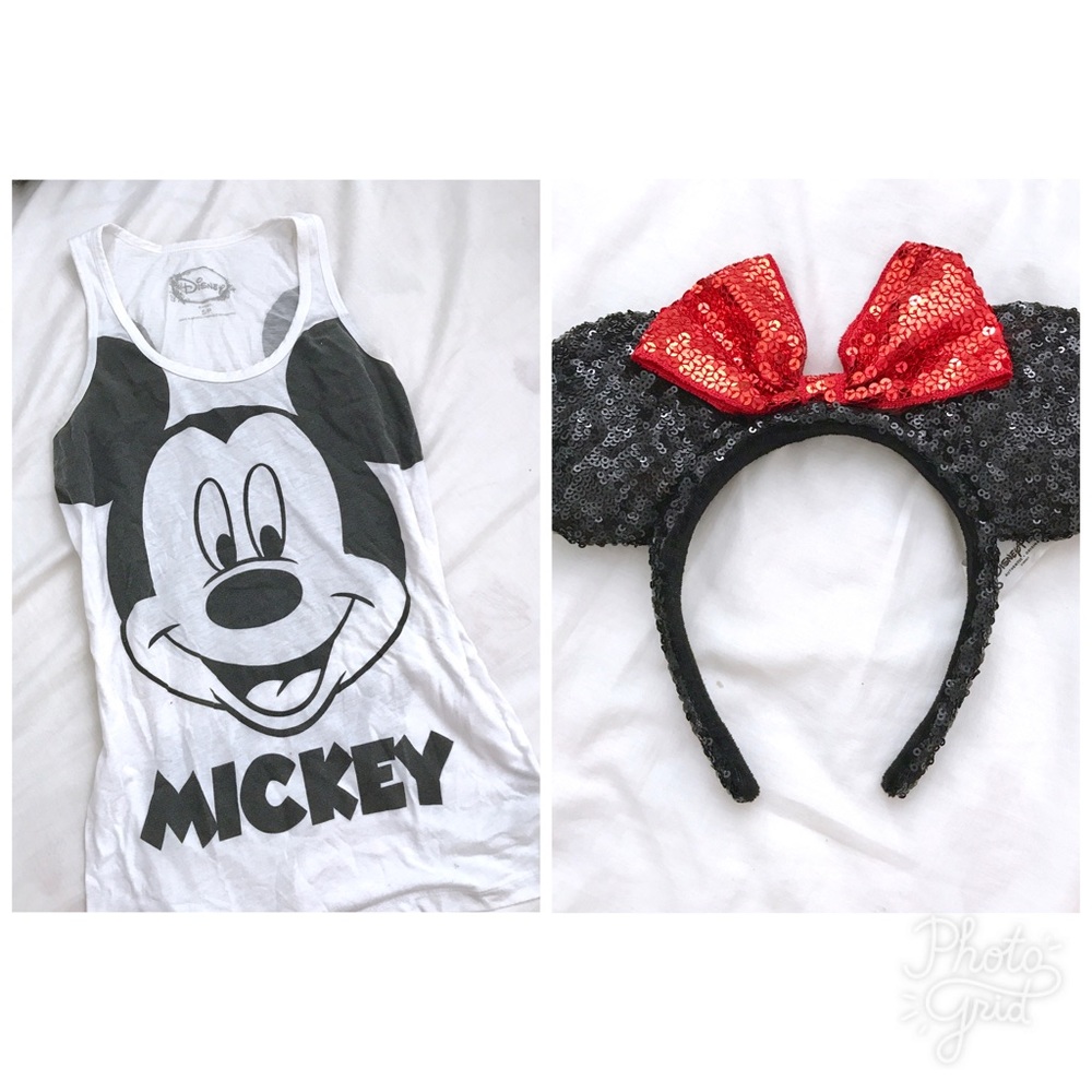 Disney ears and shirt bundle