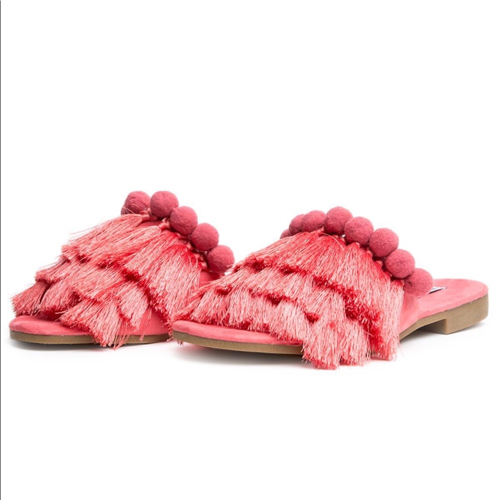 Pom Pom tassel slipper  sandal - Picture 5 of 7