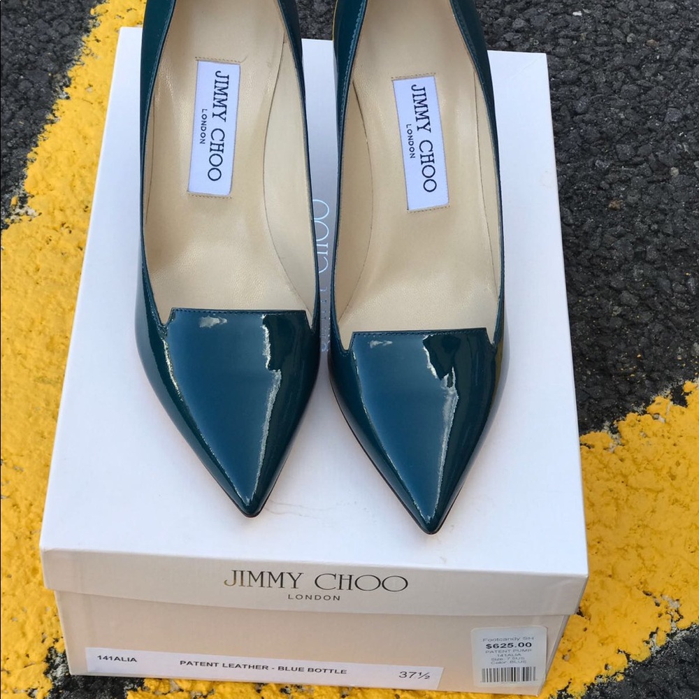 Jimmy Choo pumps - blue bottle color