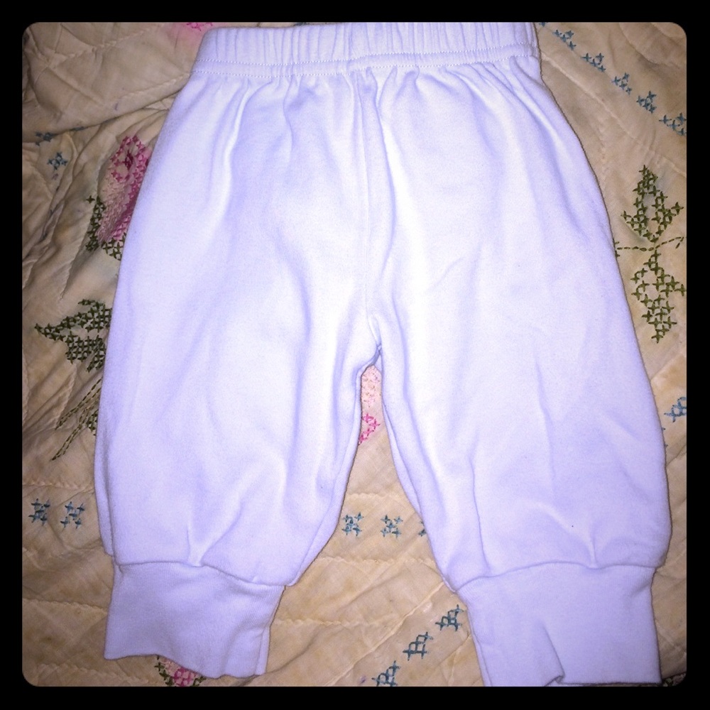 3-6 mo Vitamins - Adorable Blue "Genie" Sweatpants