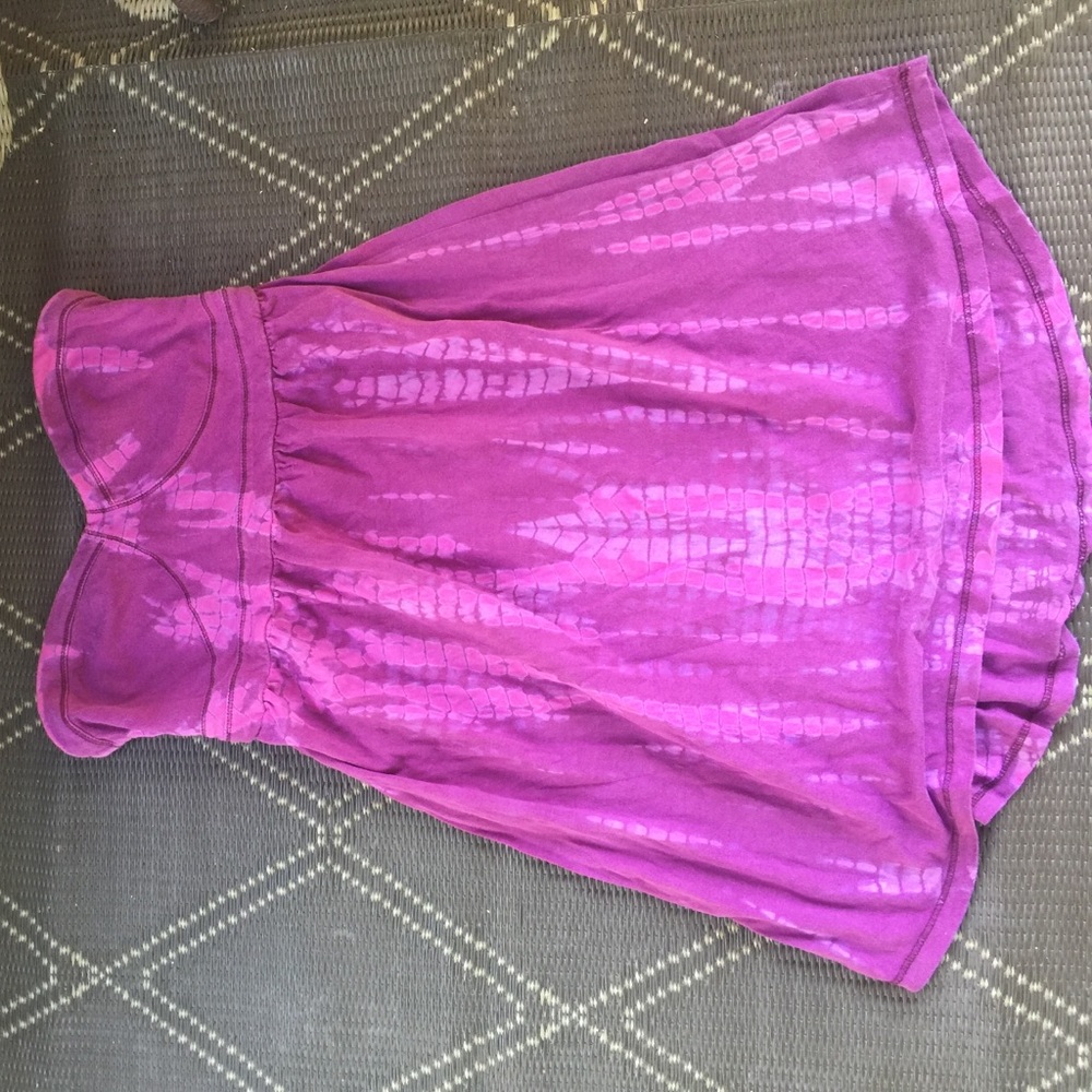Roxy Strapless Purple Dress